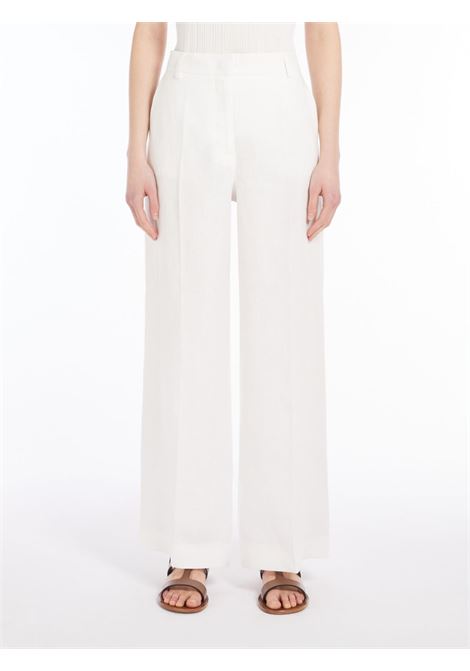 pantalone in canvcas di puro lino Weekend MAXMARA | MALIZIA001